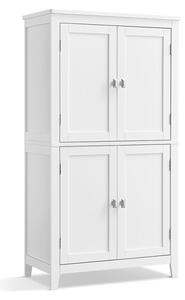 Ντουλάπι Μπάνιου Vasagle Λευκό 60x30x110 cm