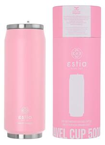 Θερμός Travel Cup Save The Aegean Blossom Rose Estia 500ml