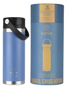 Θερμός Travel Chug Save The Aegean 500ml Denim Blue