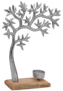 Κηροπήγιο Tree 934-123-006 23x8x31cm Nickel-Natural