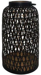 Φανάρι 949-124-010 20x39cm Black-Gold