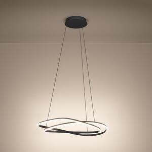 Stars of Light Φωτιστικό οροφής LED Guntin, γκρι, 62 cm, μέταλλο, CCT, ρυθμιζόμενος, Γκρι, Σαλόνι / τραπεζαρία, Μέταλλο, σύγχρονο