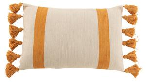 Μαξιλάρια J-line COUSSIN PLAG RAY RECT COT OCRE (40x60x12cm)