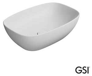 GSI Nubes 9784 White Matt 50x35 - Επιτραπέζιος νιπτήρας