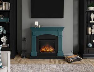 Ηλεκτρικό Τζάκι TAGU Magna PowerFlame με ισχύ 1500W, ψηφιακό θερμοστάτη και διαστάσεις 113.7x28.2x102.2cm