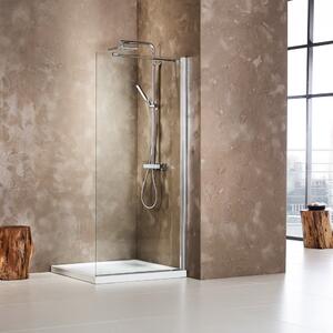 Devon IWIS Walk-in Chrome Clean Glass 50x185 - Διαχωριστικό Ντουζιέρας Διάφανο