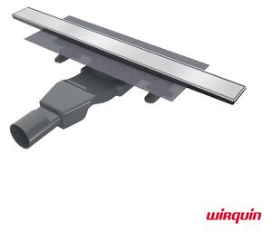 Wirquin Acqua 60 Inox Brushed - Γραμμικό Σιφώνι Δαπέδου