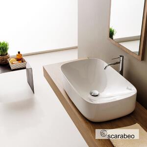 Scarabeo Moon 5502 White 70x42 - Επιτραπέζιος νιπτήρας μπάνιου