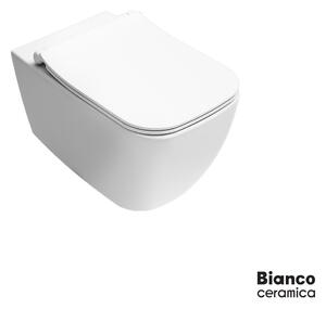 Bianco Ceramica Mizo Rimless 361600SC White Matt - Κρεμαστη Λεκανη