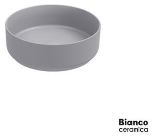 Bianco Ceramica Etna 33036 Stone Grey Matt Ø36 - Επιτραπέζιος νιπτήρας