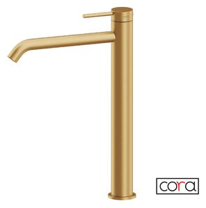 Cora Cosmo 6113 Gold Brushed PVD - Μπαταρία επιτραπέζιου νιπτήρα