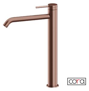 Cora Cosmo 6113 Rose Gold Brushed PVD - Μπαταρία επιτραπέζιου νιπτήρα