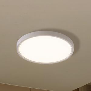 Lindby Smart LED φωτιστικό οροφής Deika, Ø 30 cm, λευκό, Tuya, ρυθμιζόμενος, Λευκό, Σαλόνι / τραπεζαρία, Πλαστικό, σύγχρονο