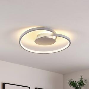 Lucande LED φωτιστικό οροφής Enesa, Ø 46 cm, 2.700 K, με δυνατότητα ρύθμισης, ρυθμιζόμενος, Μεταλλικό, υπνοδωμάτιο, Μέταλλο, σύγχρονο