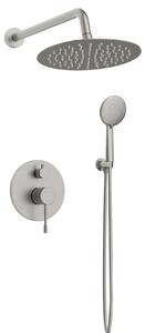 Orabella Terra Brushed Nickel 10318 - Εντοιχιζόμενο σύστημα ντους 2 εξοδων