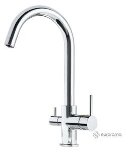 Eurorama Filter Tap 13535F Chrome - Μπαταρία κουζίνας 3 οδών