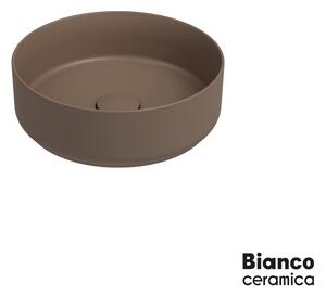 Bianco Ceramica Etna 33036 Taupe Matt 36x36 - Επιτραπέζιος νιπτήρας