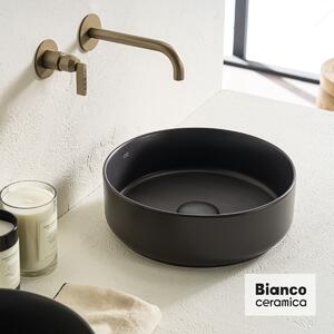 Bianco Ceramica Etna 33036 Anthracite Matt 36x36 - Επιτραπέζιος νιπτήρας