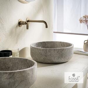 Fossil Thalo Marble DR33 Tundra Grey 33x33 - Επιτραπεζιος Μαρμαρινος Νιπτηρας