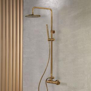 Armando Vicario Slim Antique Brass 500165 - Στήλη ντουζ 2 εξόδων