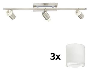 Eglo - LED Φωτιστικό σποτ MY CHOICE 3xE14/40W/230V χρώμιο/λευκό