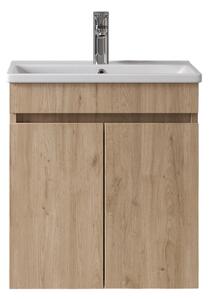 Furnibath Valencia 55 Base Walnut - Βάση Έπιπλου Με Νιπτήρα (55x36 cm)