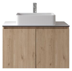 Furnibath Madrid 80 Base Top Walnut - Βάση Επίπλου (81x46 cm)