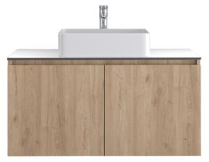 Furnibath Madrid 100 Base Top Walnut - Βάση Επίπλου (101x46 cm)