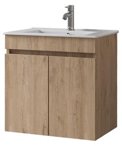 Furnibath Valencia 61 Base Walnut - Βάση Έπιπλου Με Νιπτήρα (61x36 cm)