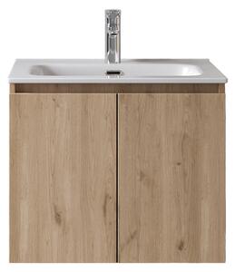 Furnibath Madrid 60 Base Walnut - Βάση Επίπλου Με Νιπτήρα (61x46 cm)