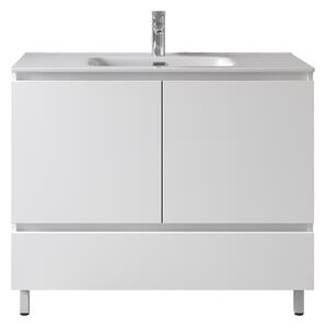 Furnibath Malaga 100 Base White - Βάση Επίπλου Με Νιπτήρα (101x46 cm)