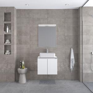 Furnibath Madrid 60 White Top-2 - Έπιπλο Μπάνιου Με Καθρέπτη