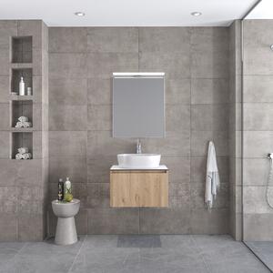 Furnibath Sevilla 60 Walnut Top-2 - Έπιπλο Μπάνιου Με Καθρέπτη