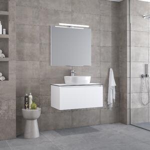 Furnibath Sevilla 80 White Top-2 - Έπιπλο Μπάνιου Με Καθρέπτη