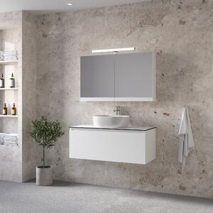 Furnibath Sevilla 100 White Top - Έπιπλο Μπάνιου Με Κρυφοντούλαπο