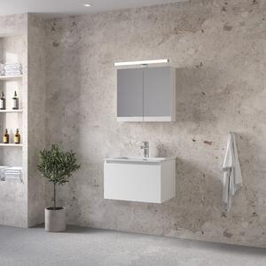 Furnibath Sevilla 60 White - Έπιπλο Μπάνιου Με Νιπτήρα & Κρυφοντούλαπο