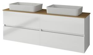 Drop Luxus 140 White Gloss Top - Βάση Επίπλου Για Επιτραπέζιους Νιπτήρες