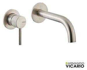 Armando Vicario Industrial Inox Finish 512045 – Εντοιχιζόμενη μπαταρία νιπτήρα