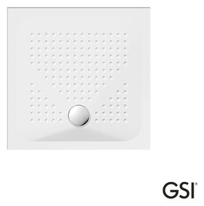 GSI Slim Antislip 470808 80x80 - Τετράγωνη ντουζιέρα πορσελάνης