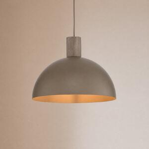 TK Lighting Κρεμαστό φωτιστικό Oslo, χρώμα άμμου, μέταλλο, Ø 34 cm, E27, ρυθμιζόμενος, Μπεζ, Σαλόνι / τραπεζαρία, Μέταλλο, σύγχρονο