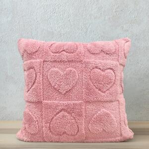 Διακοσμητική Μαξιλαροθήκη Fleece (45x45) Nima Amoria Pink