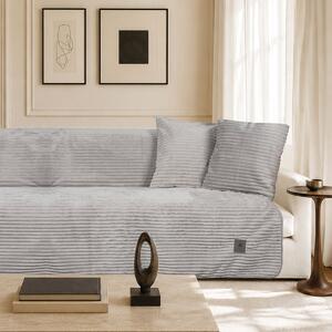 Ριχτάρι Καναπέ Διθέσιου Fleece (180x250) Greenwich Polo Club Essential 3996 Grey