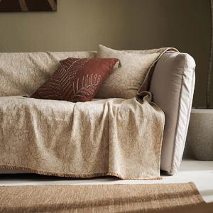 Ριχτάρι Καναπέ Τριθέσιου (180x300) Gofis Home Ivory/Appricot 430/03