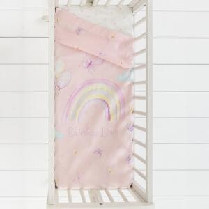 Σεντόνια Λίκνου (Σετ) Nima Rainbow Love