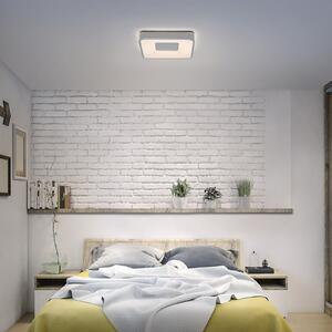 OSRAM Φωτιστικό οροφής LED ORBIS PIANA, ασημί, 38 x εκ., clickdim, ρυθμιζόμενος, Μεταλλικό, Σαλόνι / τραπεζαρία, Μέταλλο, σύγχρονο