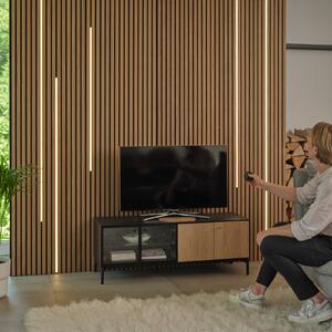 OSRAM Λωρίδα LED FLEX ACOUSTIC, επέκταση, 260 cm, 13 mm, ρυθμιζόμενος, Μαύρο, Σαλόνι / τραπεζαρία, Πλαστικό, σύγχρονο