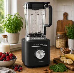 Μπλέντερ KitchenAid Pure Power 5KSB2073EBM με ισχύ 1200W, χωρητικότητα 2L και 10 ταχύτητες - Matt Black