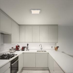 OSRAM Φωτιστικό οροφής LED ORBIS QUICKFIX 32x32 εκ. ασημί, clickdim, ρυθμιζόμενος, Μεταλλικό, Σαλόνι / τραπεζαρία, Μέταλλο, σύγχρονο