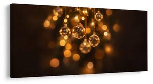 Πίνακας σε καμβά λαμπερές μπάλες σε ζεστό bokeh