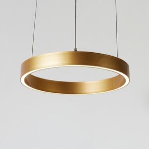 Searchlight Κρεμαστό φωτιστικό LED Layla, χρυσό, Ø 44 cm CCT, ρυθμιζόμενο σε ύψος, ρυθμιζόμενος, Χρυσό / Ορείχαλκου, Σαλόνι / τραπεζαρία, Μέταλλο, σύγχρονο